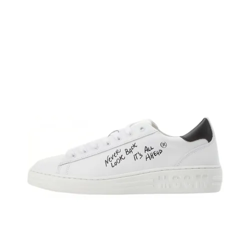 MSGM Skateboard Shoes Men Low-Top White