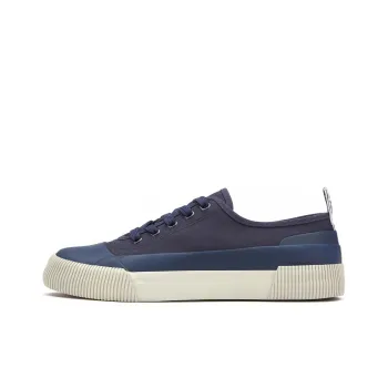 AIGLE Rubber Low W Anti Slip Wear Resistant Breathable Lightweight Low Top Canvas Shoes Women's Blue
