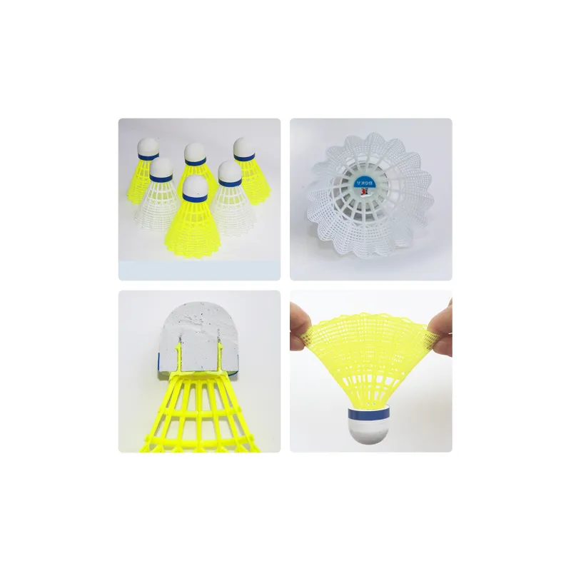 Boca Nylon Shuttlecock 12 Pack Nylon Indoor, Outdoor, All Windproof Training, Durable Plastic Badminton-6