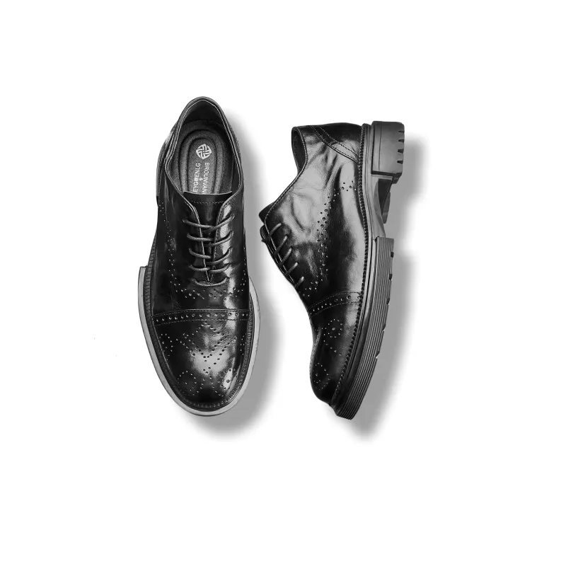 Brounvanm Casual Shoes Men's Black-2