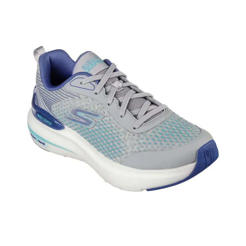 Skechers Wear resistant And Lightweight Low Top Casual Shoes Women's White Blue-3