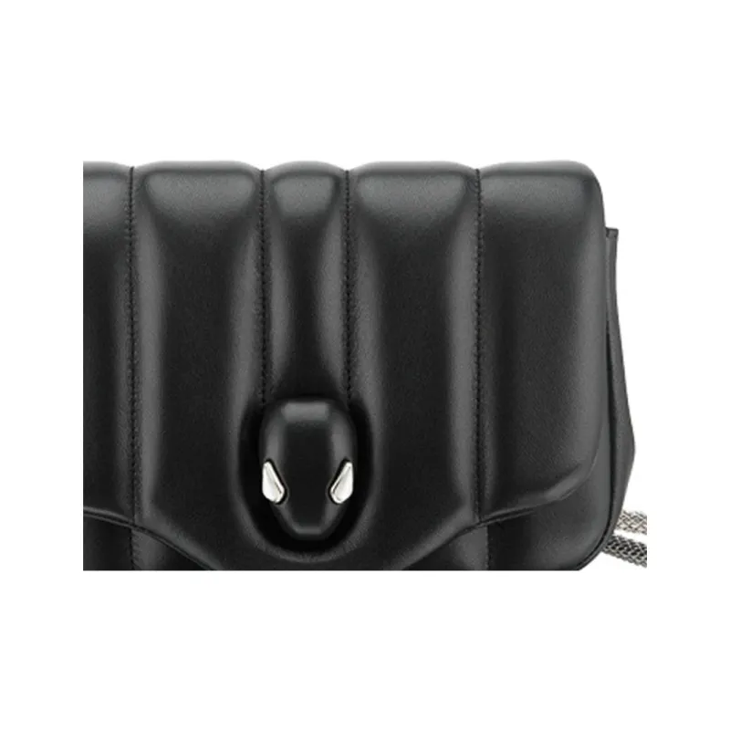 BVLGARI AMBUSH Collaboration Leather Fanny Pack Regular Unisex Black-4