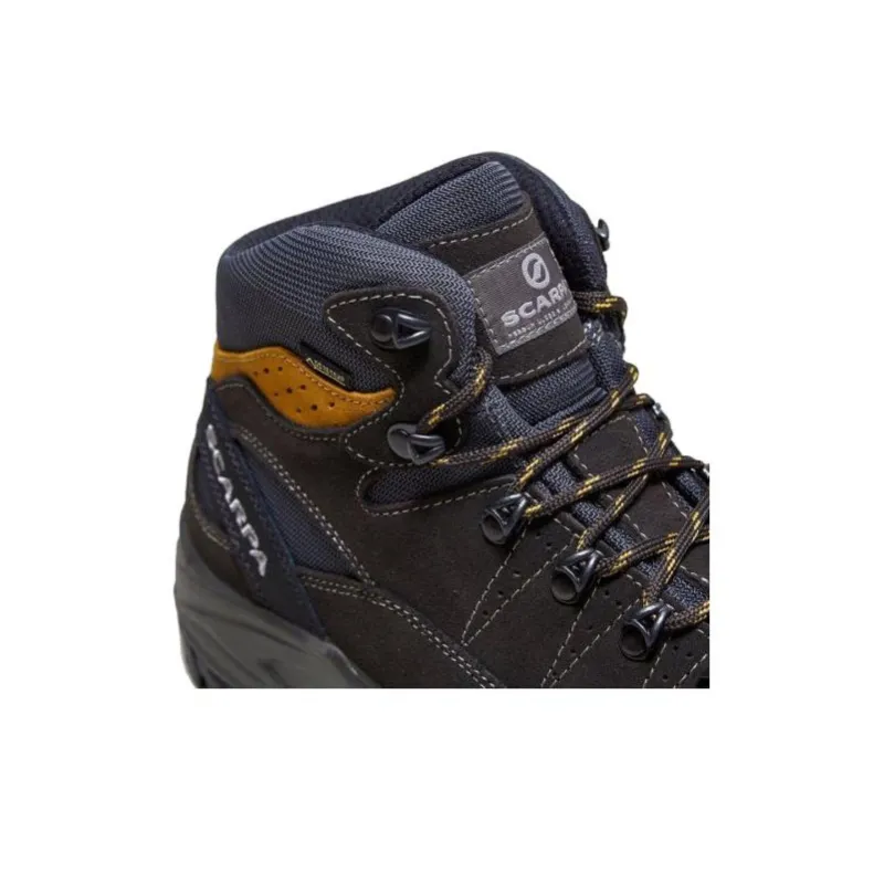 SCARPA Mistral GTX Anti-Slip Wear-Resistant High-Top Trekking Shoes Men's Gray Brown-1