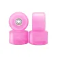 4 Pcs Wheel Set, High Rebound Solid Abrasion-Resistant Wheel (Fog Mist Pink) Light-Up Wheel
