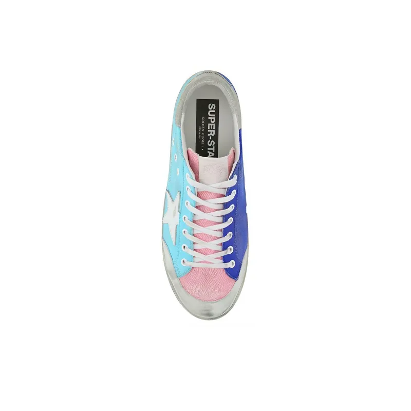 Golden Goose Super Star Stylish Skateboarding Shoes Men's Blue-4