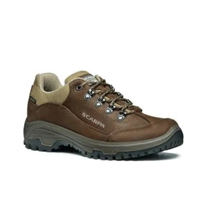SCARPA Cyrus GTX Cushioning Wear-Resistant Low-Top Trekking Shoes Women's Brown-1