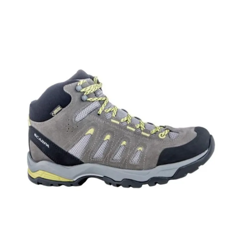 SCARPA Moraine Mid GTX Cushioning Wear-Resistant Mid-Top Trekking Shoes Women's Gray-1