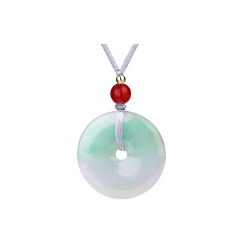 Clear Snow Glutinous Jade Jadeite Necklaces Unisex