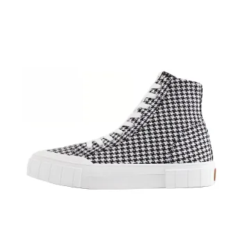 Good News High-Top Skateboard Shoes Men's Black White