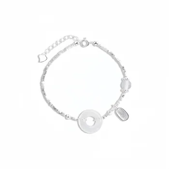 Seven Little Craftsmen Chalcedony Jade Bracelets Women's
