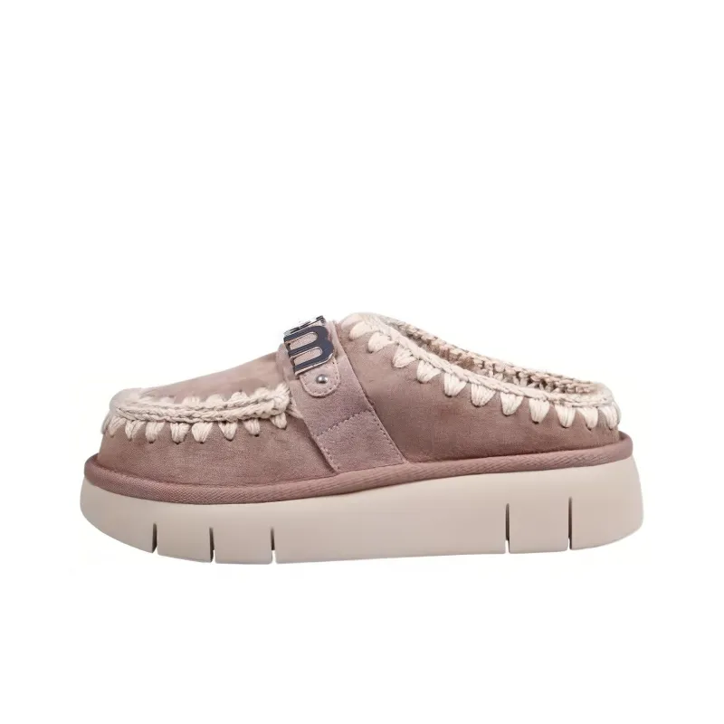 MOU Wrap toe Slippers Women's Dove Gray-0
