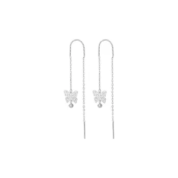 Silver Arashi 999 Fine Silver Earrings Women's