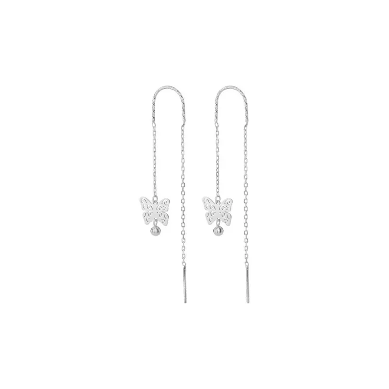 Silver Arashi 999 Fine Silver Earrings Women's-0