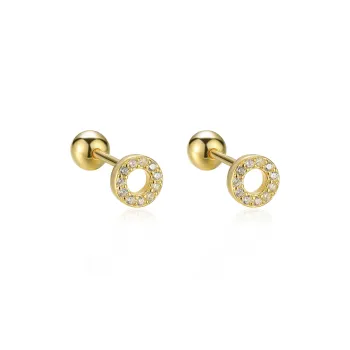 7℃ S925 Silver Stud Earrings Unisex