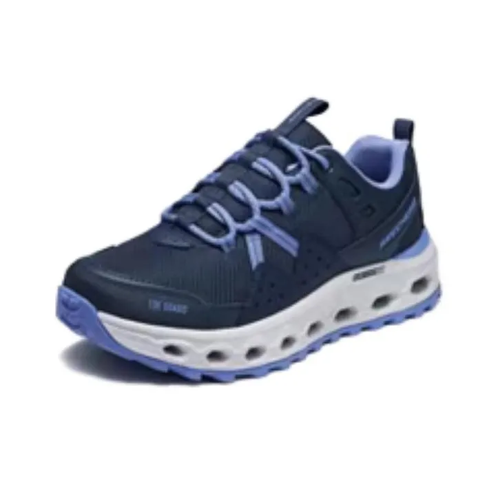 Skechers Cloud Sea Cushioning Anti Slip And Wear Resistant Low Top Running Shoes Women's Blue-2