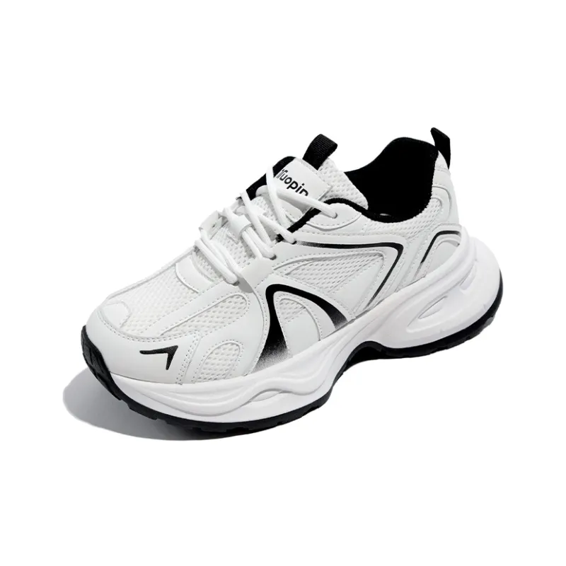 TUOPIN Height Increasing Abrasion Resistant Breathable Low Top Chunky Sneakers Unisex-28