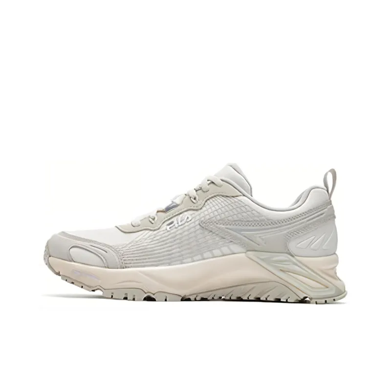FILA LYNX Slip Resistant Low Top Running Shoes Women's Ecru-0