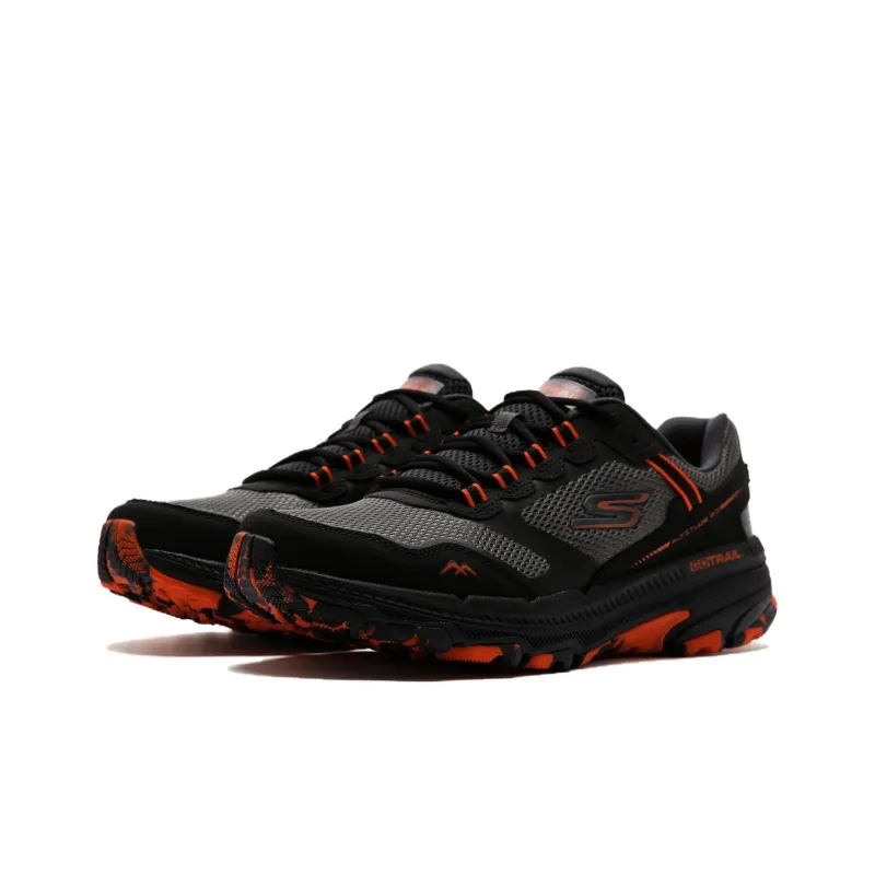 Skechers Cushioning Wear Resistant Low Top Running Shoes Men's Orange-2