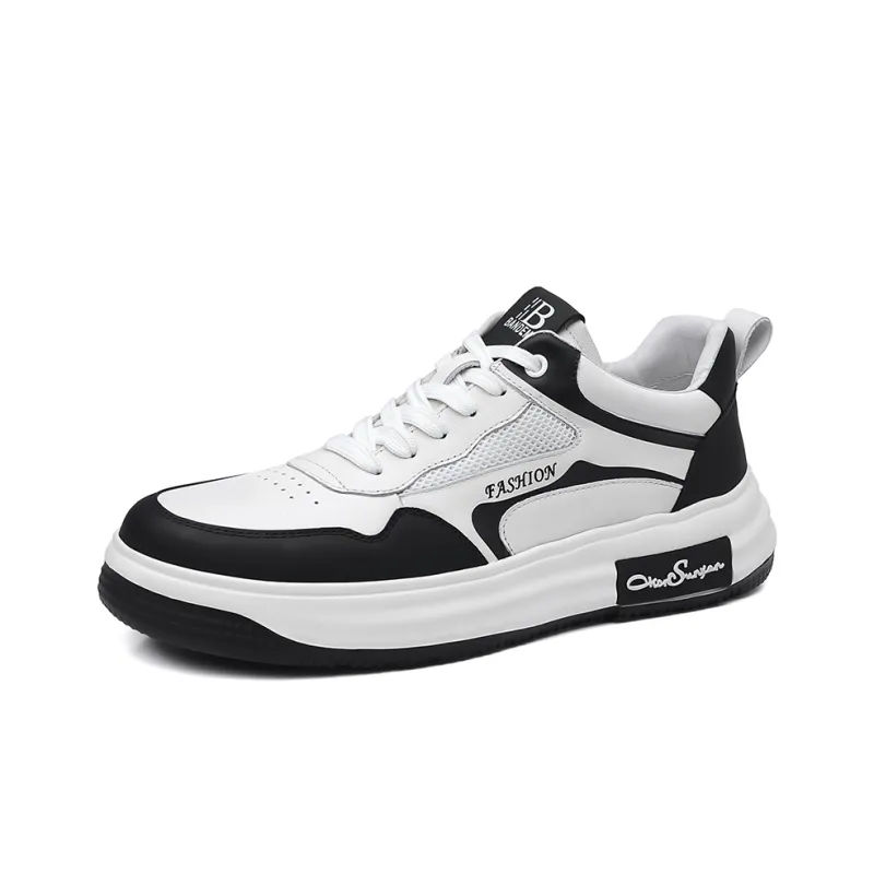 A Fairy Tale Of A Pair Of Shoes Anti Slip And Wear Resistant Breathable Low Top Skateboard Shoes Men's White-0