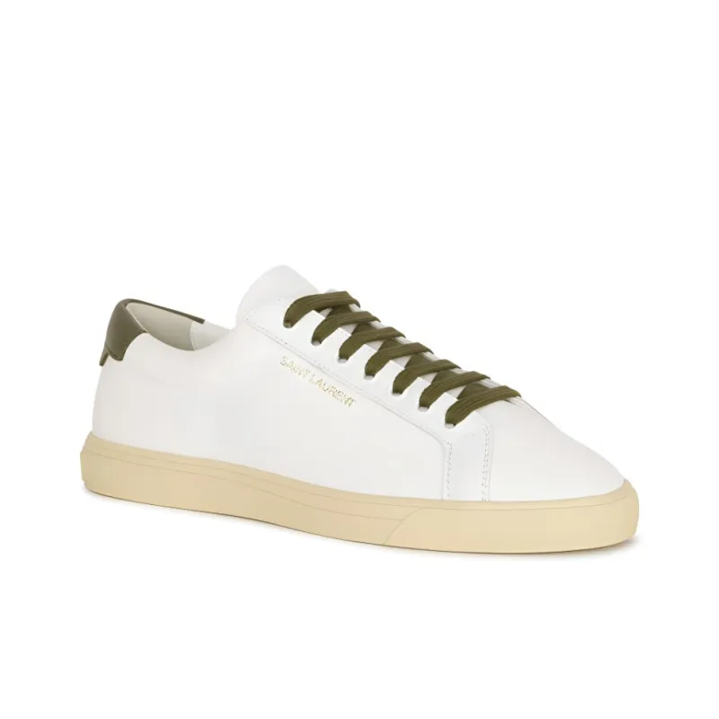 SAINT LAURENT Andy Low-top Leather Sneakers-3