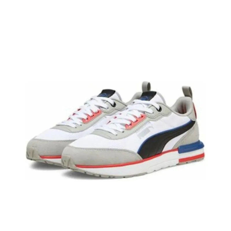 PUMA R22 Trainers 'White Grey Black'-2