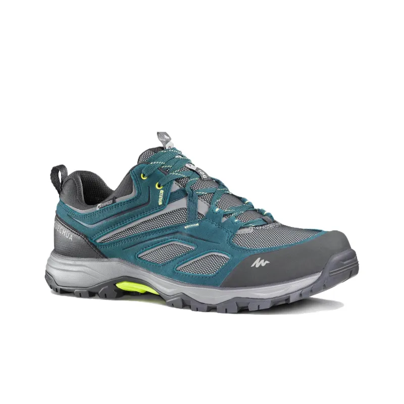 DECATHLON MH100 Durable Breathable Low Top Outdoor Shoes Men's Gray Green-1