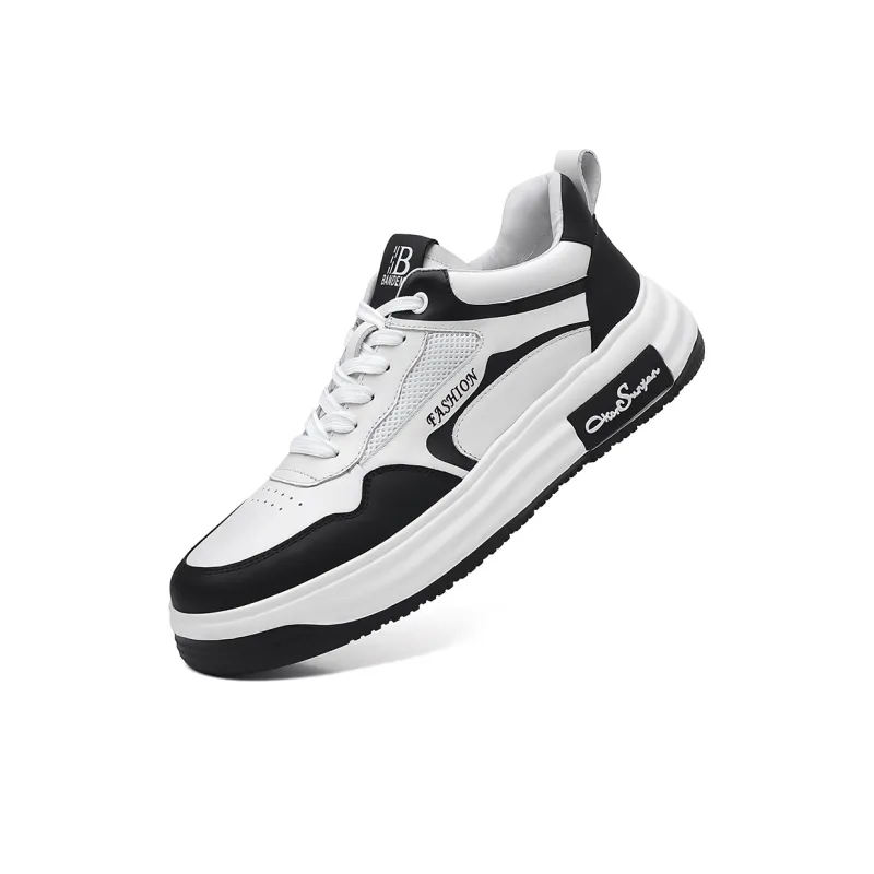 A Fairy Tale Of A Pair Of Shoes Anti Slip And Wear Resistant Breathable Low Top Skateboard Shoes Men's White-1