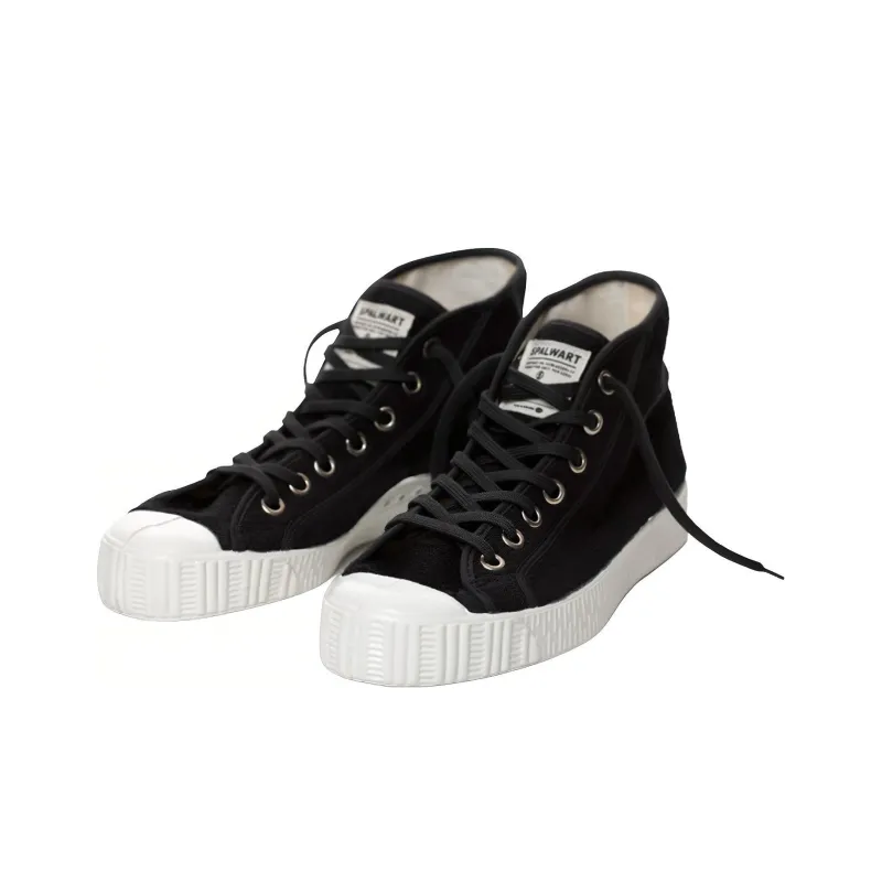 SPALWART Special Mid High-Top Skateboard Shoes Unisex Black-0