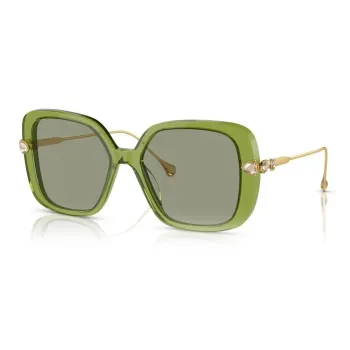 Swarovski Acetate Butterfly Sunglasses Women's Green
