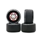 4 Pcs Wheel Set, PU Abrasion-Resistant Wheel