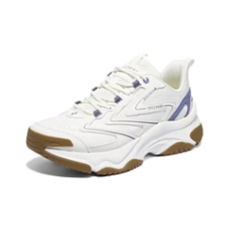 Skechers Anti Slip Wear Resistant Low Top Casual Shoes Men's White Blue-2
