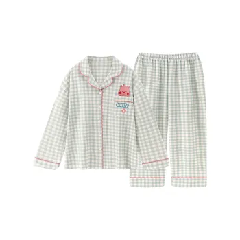 Beast's Secret Pajama Set Women's Gray Blue
