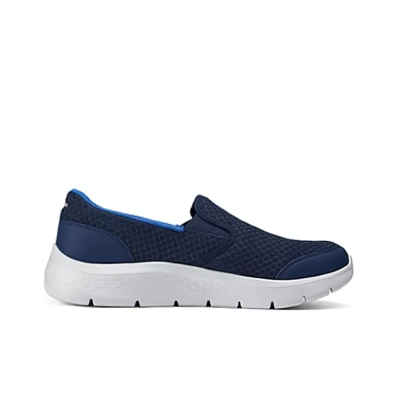 Skechers Go Walk Fle Anti Slip Wear Resistant Low Top Casual Shoes Men's Blue-1
