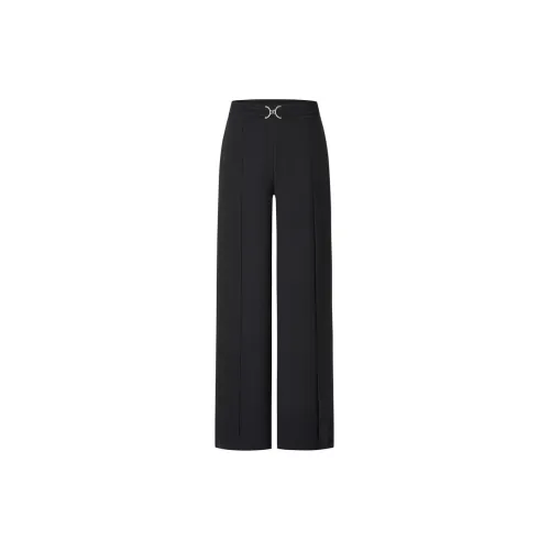 JZ. ANNAKRO Casual Pants Women's Plain Black