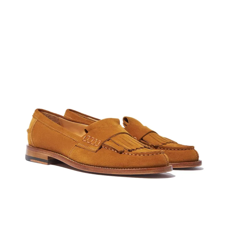 SCAROSSO Bridget Suede Loafers-3