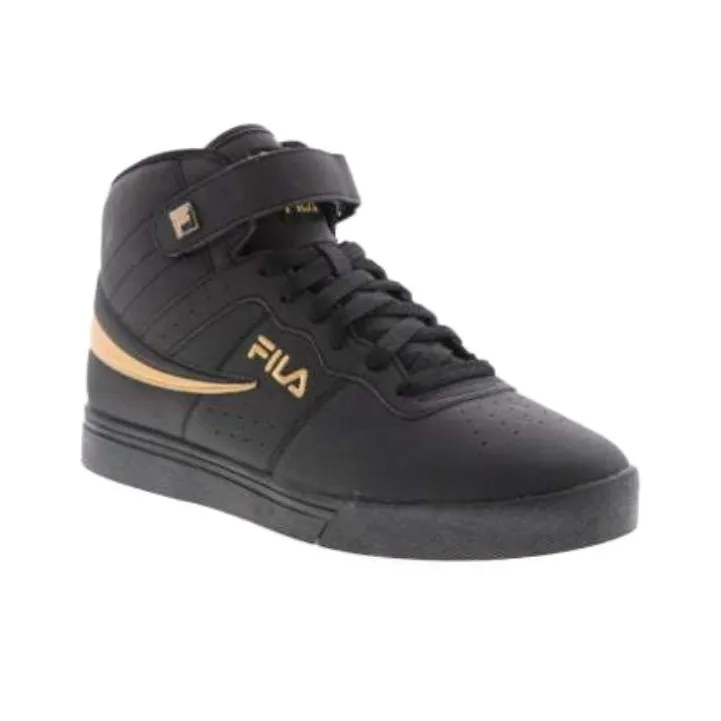 FILA VULC 13 Slip-Resistant Low-Top Skateboard Shoes Men's Black Gold-2