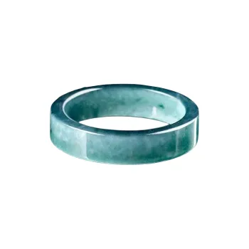 Bailiang Glutinous Jade Jadeite Rings Unisex