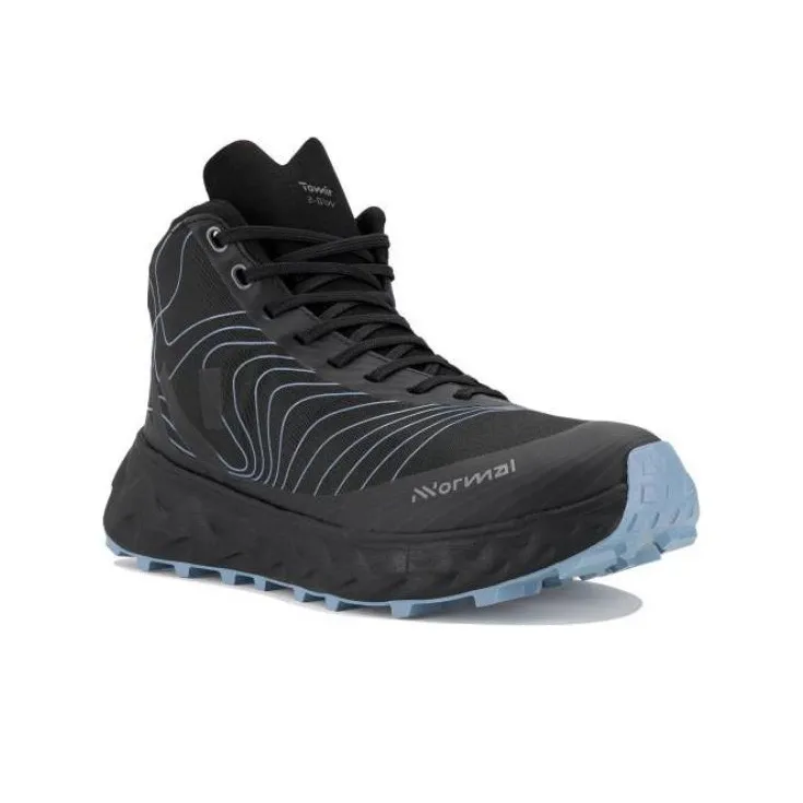 NNormal Tomir Boot Waterproof Shock Absorbers With Slip Resistant Features High Top Hiking Shoes Unisex Black-2
