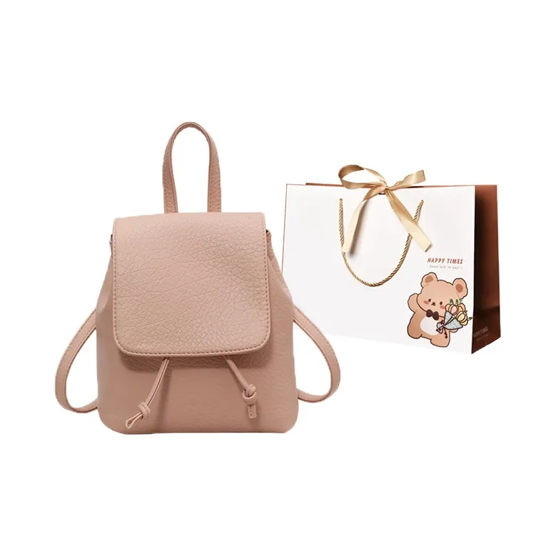 ERANGBEAR PU Small Crossbody Bag Backpack Tubas Women's Black/Brown/White/Silver/Pink-15