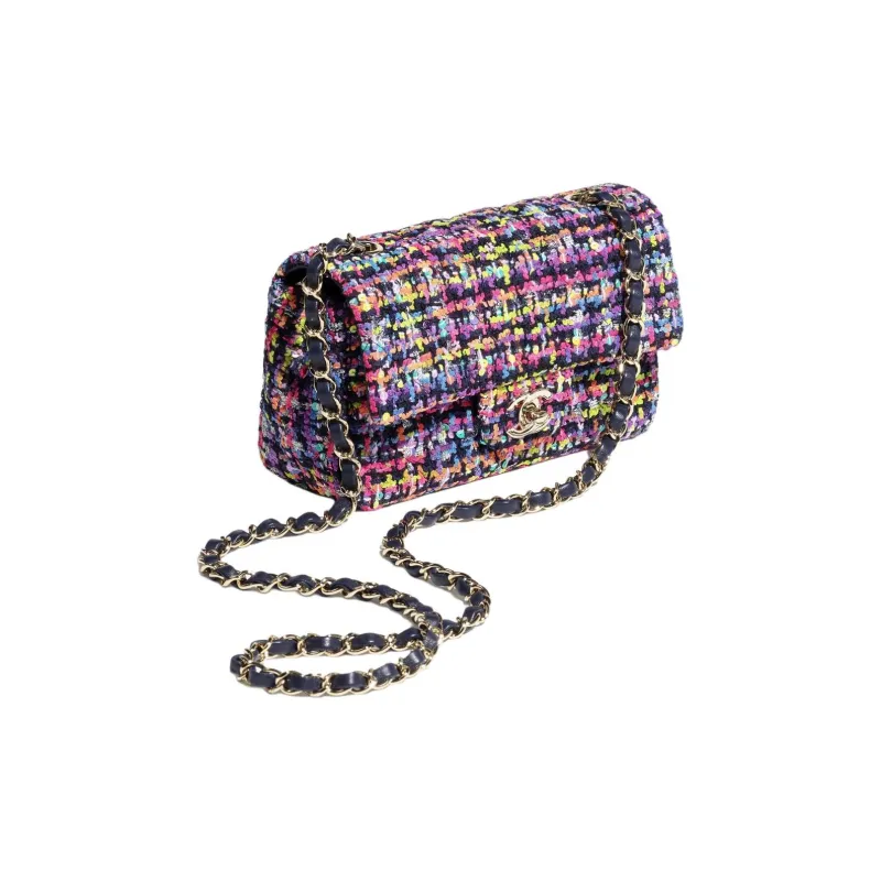 CHANEL Fabric Crossbody Bag Shoulder Bag Women's Multicolor-1