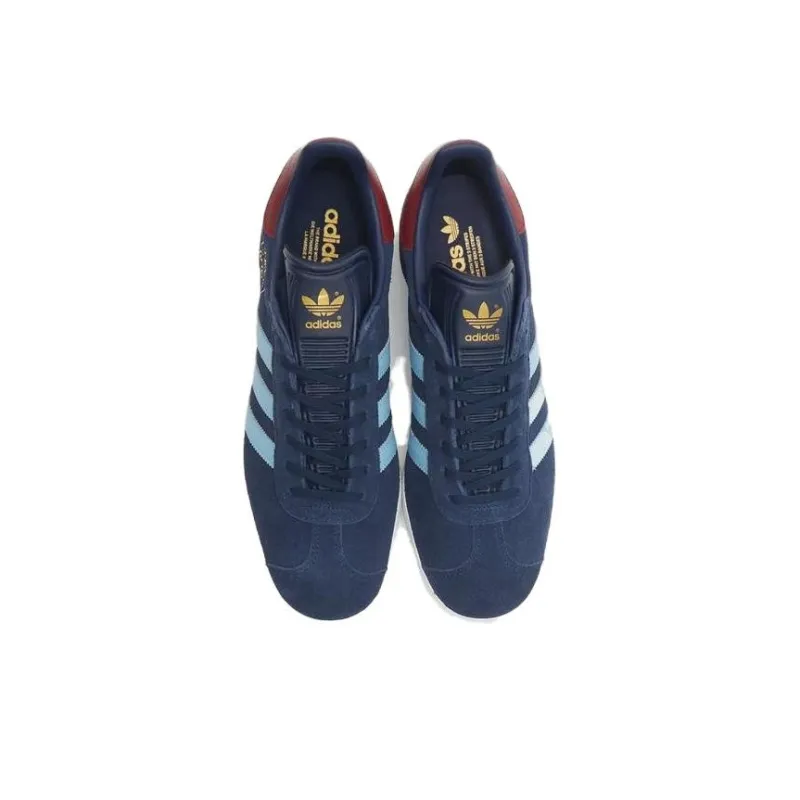 Adidas Gazelle Collegiate Navy Clear Blue Burgundy-4