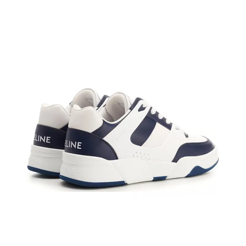 CELINE CT 07 Low Optic White Navy-3
