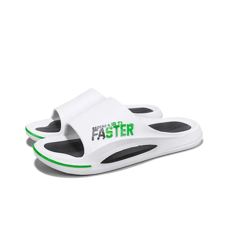 WARRIOR Slide Slippers Men White Black/White Blue/Black Yellow/Khaki/Blue-3