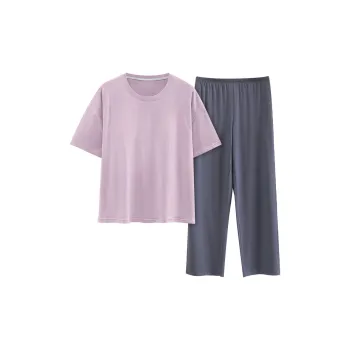 The Story Of The Flower Season Pajama Set Women's Light Purple