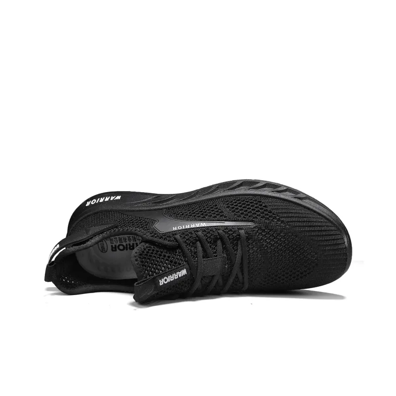 WARRIOR Running Shoes Men Mid Top Black-2