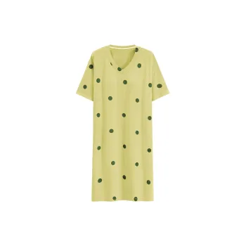 The Story Of The Flower Season Nightgown Women's Lemon