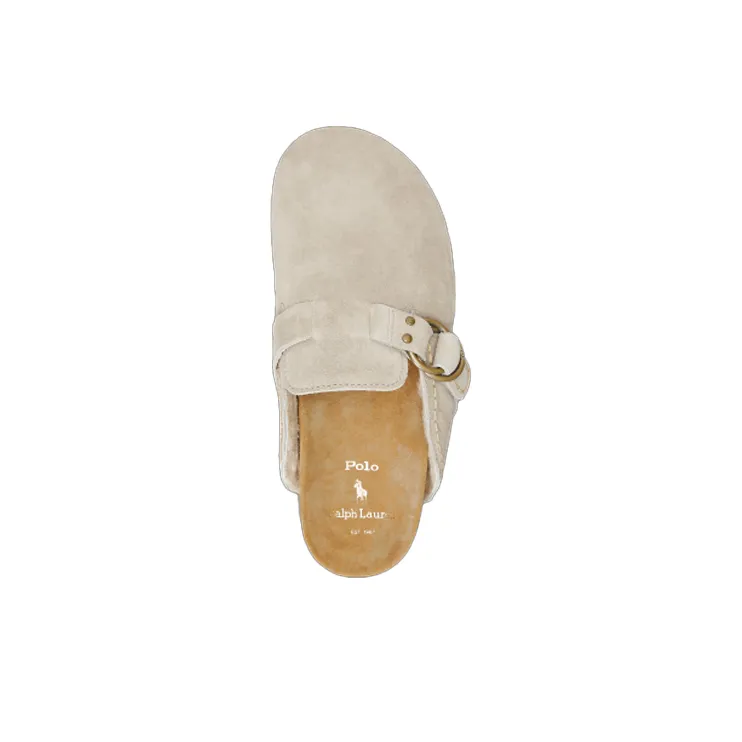 Polo Ralph Lauren Turbach Shearlnig-lined Suede Clogs-3