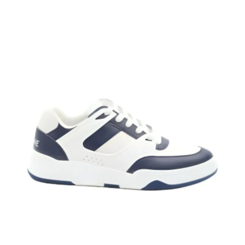 CELINE CT 07 Low Optic White Navy-1
