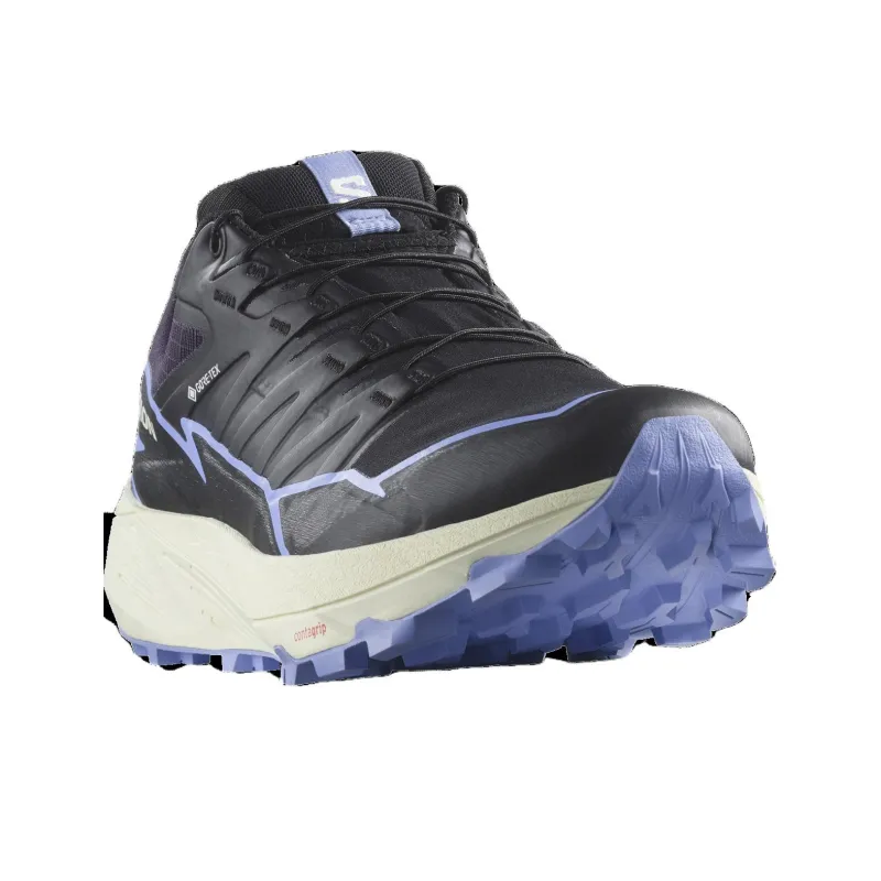 SALOMON Speedcross Offroad Slip Resistant Low Top Running Shoes Women's Black Blue-2