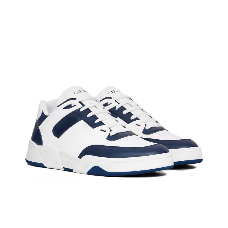 CELINE CT 07 Low Optic White Navy-2